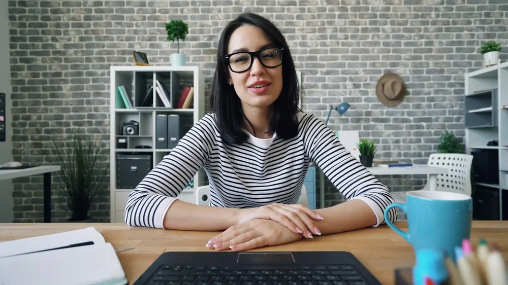 One Pro One offshore professional working at her desk