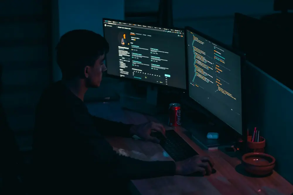 Offshore DevOps engineer at work